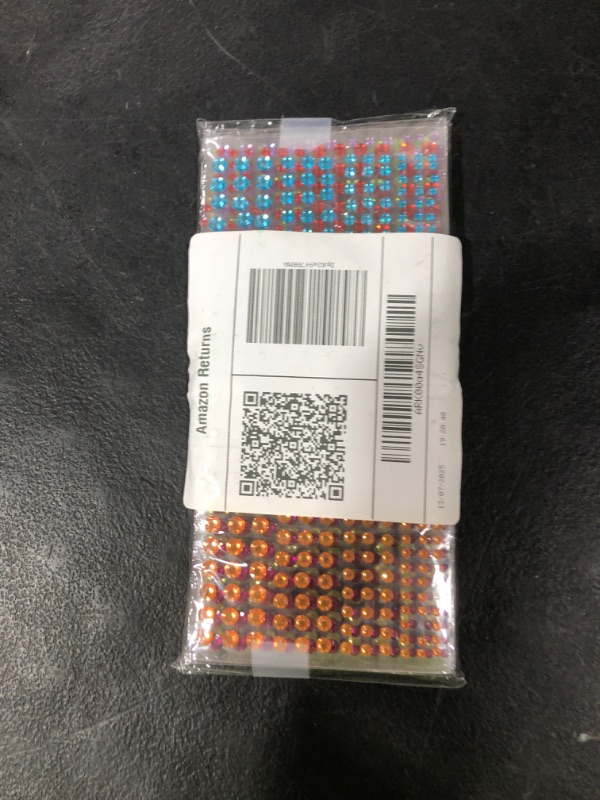 Photo 1 of 2310 PCS Self Adhesive Rhinestone Gem Stickers for Face Nail Body Makeup Festival,4 Size 14 Sheets Bling Jewels Stickers Earrings for DIY Kids Craft Card Decorations