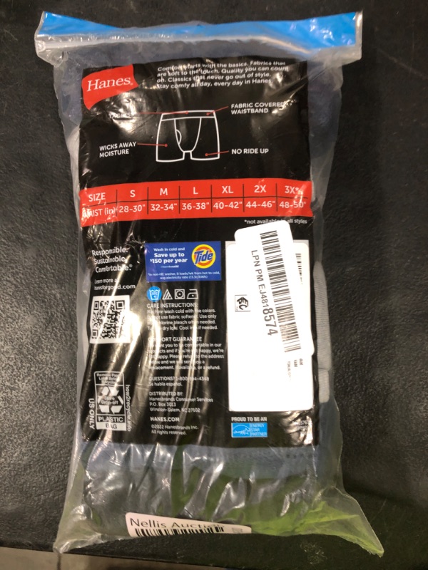 Photo 1 of Hanes mens Tagless Comfortsoft Waistband - Multiple Packs Available Boxer Briefs, 6 Pack Assorted, Medium US
