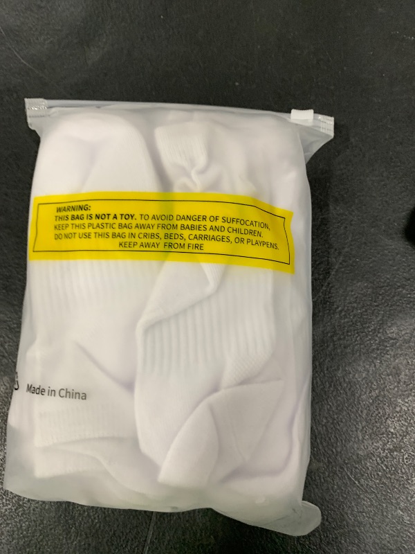 Photo 1 of Somaibo 10 Pairs Kids Socks for Boys Girls Low Cut Athletic Ankle Socks Half Cushioned Crew Cotton No Show Socks 10-12 Years White