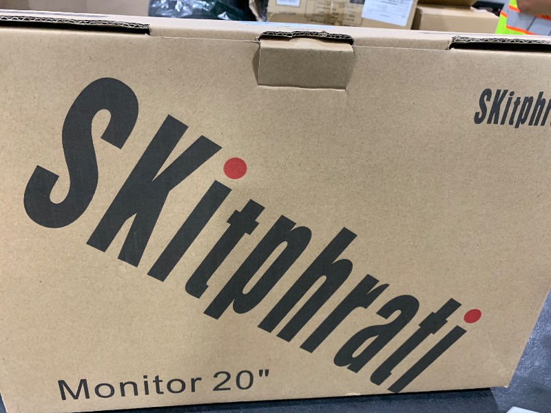 Photo 1 of SKitphrati 20" PC Monitor 1600x900 75Hz 5MS HDMI Monitor LED Viewing Angle 95° (Horizontal) with HDMI VGA Input, 76% sRGB, VESA Wall Mount, TN Panel, Black