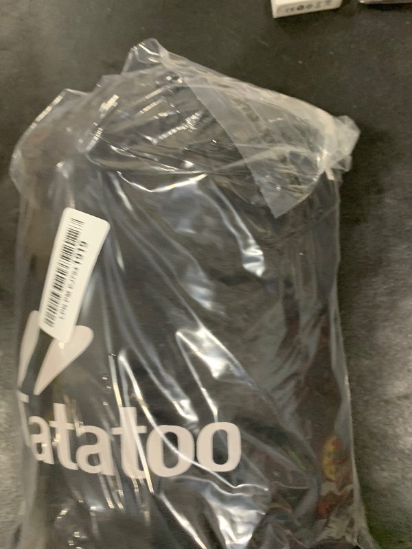 Photo 1 of TATATOO Motorcycle Cover Waterproof Outdoor, 300D Heavy Duty, UV & Rain Resistant, 3 Wind-Resistant Buckles, Dual Lock Holes, Includes Storage Bag, Fits Most Motorcycles/Scooters up to 86.6",Black