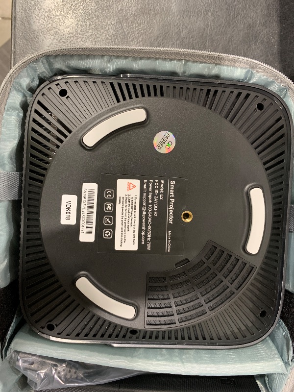 Photo 1 of [2025 Netflix-Official | 386+ Built-in Apps] DBPOWER E2 Smart Projector with WiFi and Bluetooth, Mini Projector 4K Support with Netflix, Youtube, Disney+, Hulu, Max, Crunchyroll w Portable Case