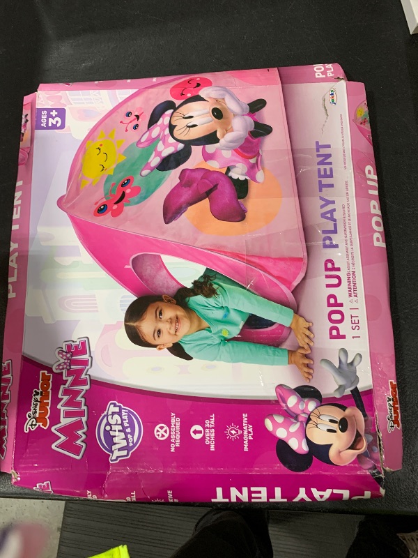 Photo 1 of Minnie Mouse Pop Up Tent for Kids - Bundle with Minnie Play Tent for Boys and Girls Plus Stickers, More | Minnie Tent for Kids, Toddlers