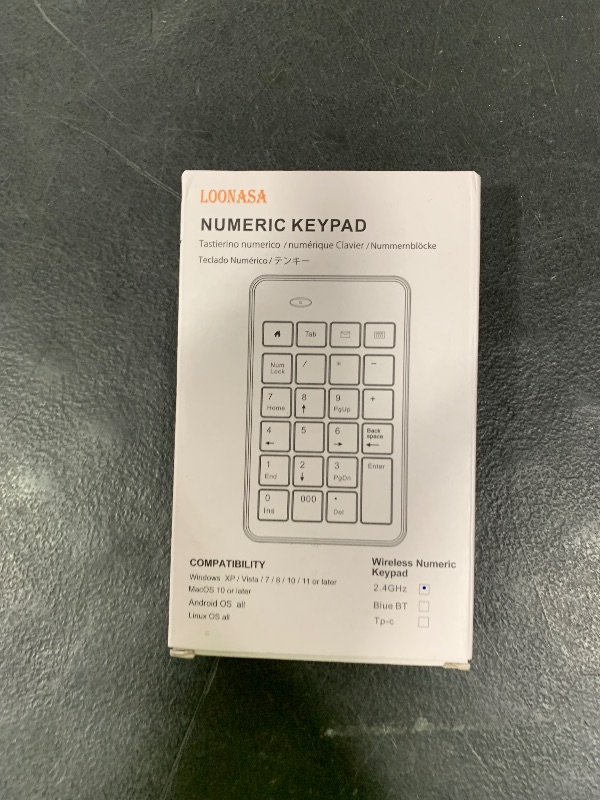 Photo 1 of Wireless Number Pad with Battery, Enhanced Efficiency with 23 Keys Numeric Keypad Upgraded Version of 10 key USB Keyboard Financial Accounting Numpad for Laptop, PC, Notebook, Desktop,Surface Pro