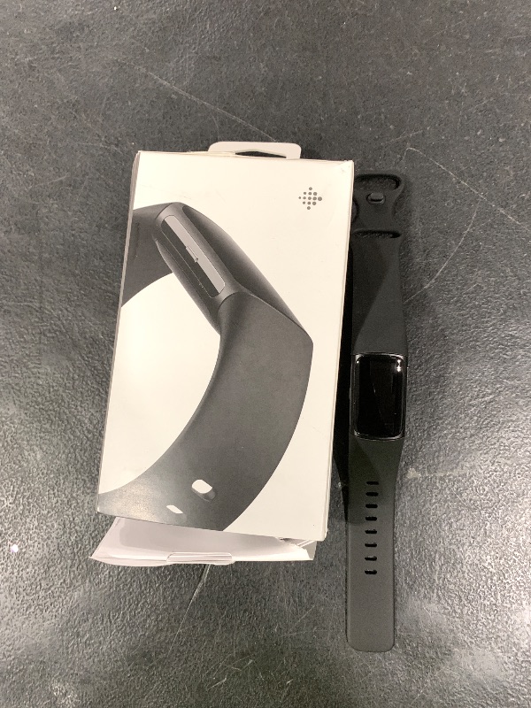 Photo 1 of Fitbit Charge 6 Fitness Tracker with Google apps, Heart Rate on Exercise Equipment, 6-Months Premium Membership Included, GPS, Health Tools and More, Obsidian/Black, One Size (S & L Bands Included)
