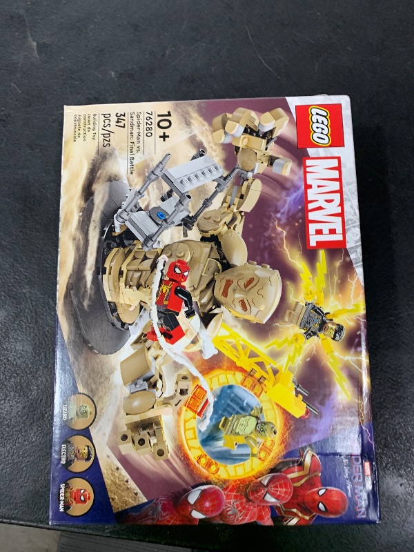 Photo 1 of LEGO Marvel Spider-Man vs. Sandman: Final Battle Building Toy - Pretend Play Kids Toy for Fans - 10 Year Old Boy & Girl Birthday Gifts - with Movable Pieces - 76280