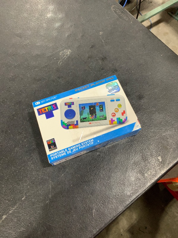 Photo 1 of My Arcade Tetris Pocket Player Pro: Strategic Puzzle Games, Retro Portable Game Console, Tetris Game for Kids and Adults 2.75" Full Color Display