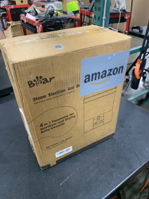 Photo 1 of Bear Bottle Sterilizer and Dryer, 2 Layers Large Electric Steam Baby Bottle Sterilizer, Fast Bottle Sanitizer and Dryer for All Bottles & Accessories, Time-Saving Design
