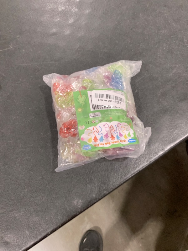 Photo 1 of 100PCS Glitter Sticky Hands Party Favors for Kids 4-8 8-12 Birthday Supplies Hawaiian Goodie Bag Stuffers Classroom Treasure Box Carnival Prizes Bulk Treat Trinkets Pinata Stuff Mini Stretchy Toys