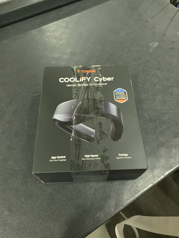 Photo 1 of TORRAS 2025 Top Al Neck Fan Air Conditioner Coolify Cyber, Portable Neck Fans that Blow Cold Air?No.1 Coolest & 720° Immersive Cooling? Personal AC Rechargeable for Outdoor/Indoor. Gifts for Dad/Mom
