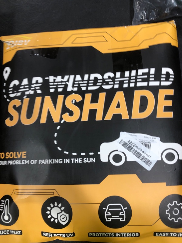 Photo 1 of Sun Shade Sunshade for Nissan Pathfinder 2022-2024 2025 Windshield Cover, 2-Layers Sun Shield 240T Silver Sun Visor Foldable Window Shade Blocks UV Rays Cooler Car Accessories
