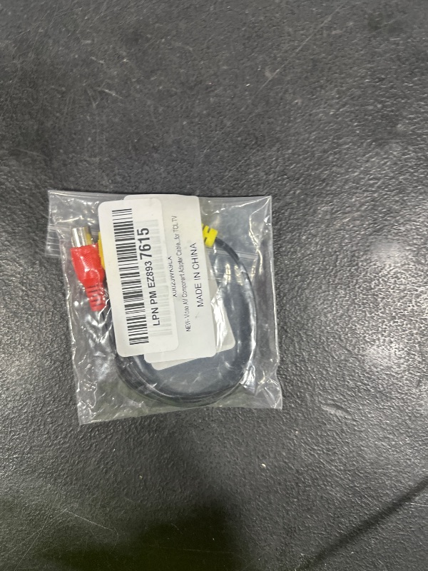 Photo 1 of Video AV Composite Adapter Cable Replacement for TCL TV, 3 RCA to 3.5mm AV Input Adapter