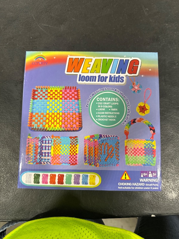 Photo 1 of CCTVRTV Weaving Loom Kit Toys for Kids and Adults, Potholder Loops DIY Arts and Crafts for Boys and Girls Ages 5 6 7 8-12 13, Easy Potholder Loom Knitting Kits Gifts for Beginners, 252 Craft Loops