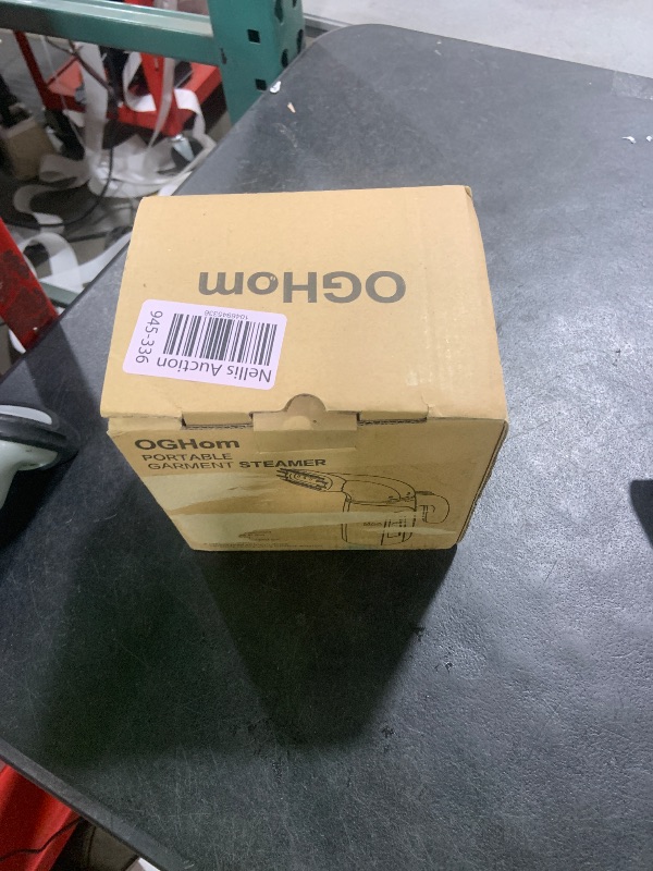 Photo 1 of OGHom Steamer for Clothes, Handheld Clothing Steamer for Garment, 240ml Big Capacity 700W Portable Travel Steam Iron (Only for 120V)