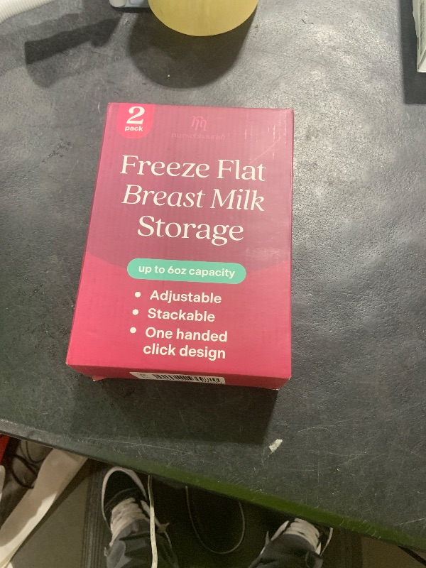 Photo 1 of [2 Pack] Freeze Flat BreastMilk Storage - Easy-to-Use Breastmilk Freeze Flat Container - Freeze Flat Breast Milk Organizer Freezer - Breast Milk Freezer Storage Organizer - Freeze Flat for Breast Milk