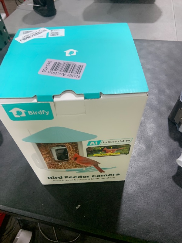 Photo 1 of NETVUE by Birdfy Smart Bird Feeder with Camera, Bird Watching Camera, Auto Capture Video & Motion Detection, 1080P Live Steam, Cardinal Feeder Outdoor Wireless, Ideal Present for Backyard Birder, Blue
