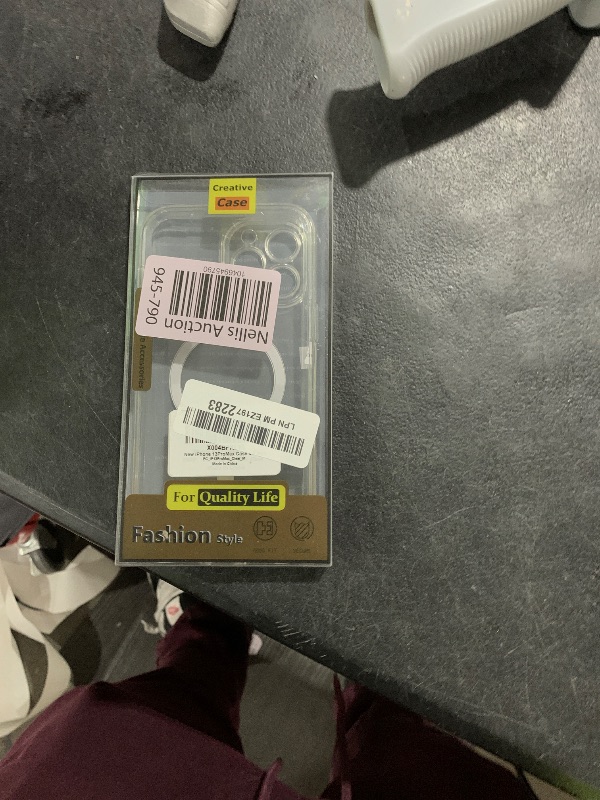 Photo 1 of  SCREEN PROTECTOR IS MISSING ---------------------- COOLQO Magnetic for iPhone 13 Pro Max Case with Screen Protectors, Compatible with MagSafe, Military Grade Drop Protection, Dual Layer Design Heavy Duty Protective Shockproof Phone Case, Clear