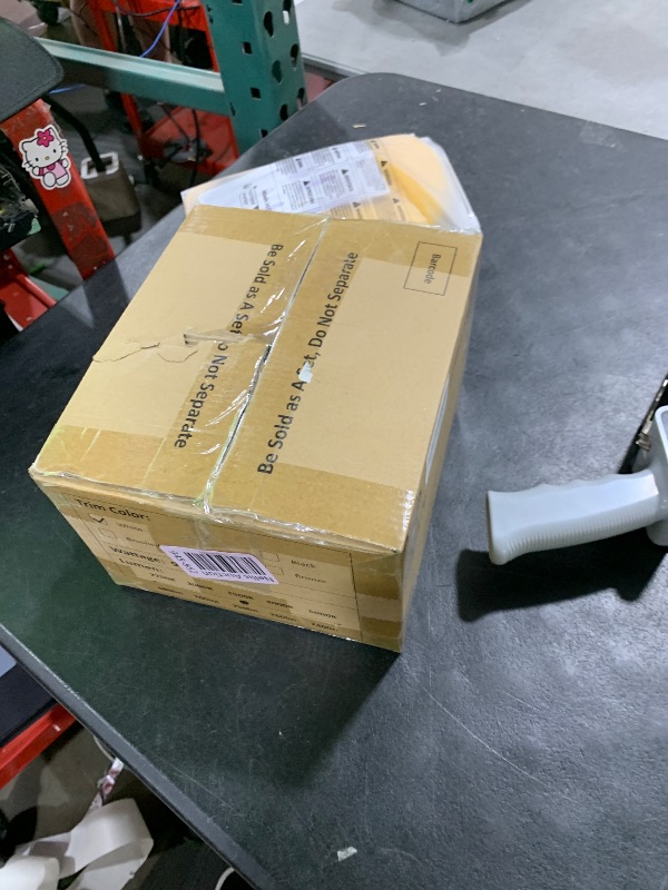 Photo 1 of POPANU 4inch Gimbal LED Recessed Light Recessed LED 4 inch White Swivel Gimbal Canless Light 360° Rotation 90° Tilt 4" 9W Eyeball Lighting Dimmable Adjustable Can Spotlights 5CCT White 4 inch 6 Pack
