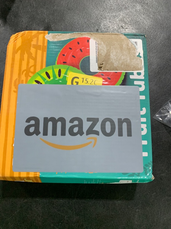 Photo 1 of Inflatable Pool Floats (3 Pack) | Large Fruit Pool Floaties (32" Diameter) | 3 Pack Pool Tube Includes Orange, Watermelon & Kiwi - Pool Tubes for Kids | Inflatable Pool Toys by Poolsider