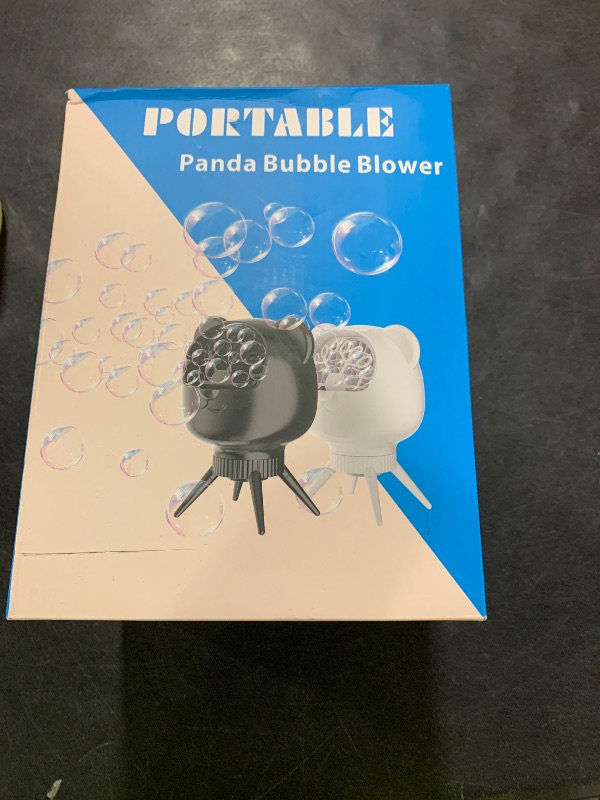 Photo 1 of Portable Panda Bubble Blower 