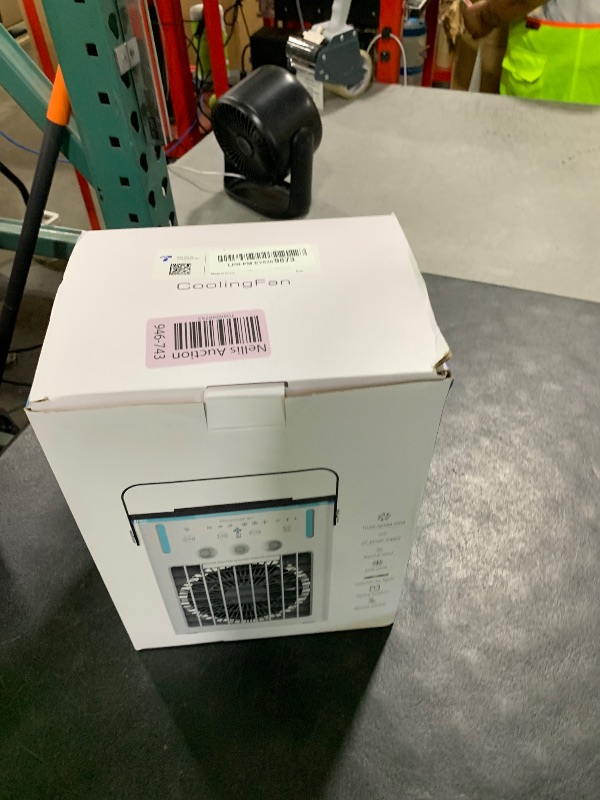 Photo 1 of Battery Powered Air Conditioner 6000mAh,Rechargeable Small Air Conditioner for Room,Personal Air Cooler with Mist,Timer,Light,Portable Mini AC Unit Cooling Fan for Camping,Tent,Car,Desktop,Bedroom