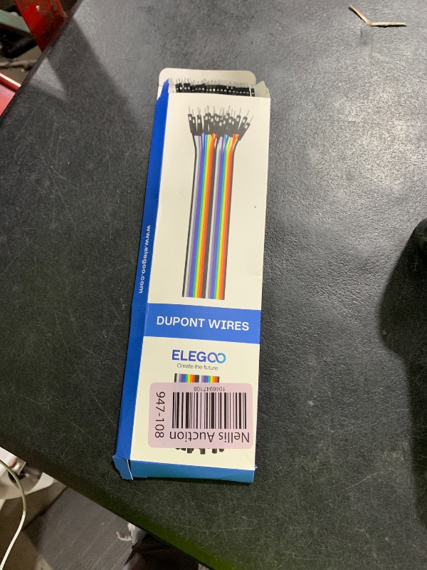 Photo 1 of ELEGOO 120pcs Multicolored Dupont Wire 40pin Male to Female, 40pin Male to Male, 40pin Female to Female Breadboard Jumper Ribbon Cables Kit Compatible with Arduino Projects