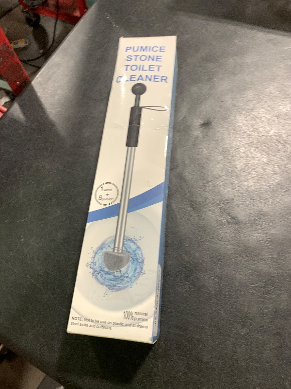 Photo 1 of YINGMORE Pumice Stone Toilet Bowl Cleaner Toilet Deep Cleaning,Bathroom Cleaner Brush with Long Handle for Remove Hard Water Stains with Toilet Handle+ Pumice Stones