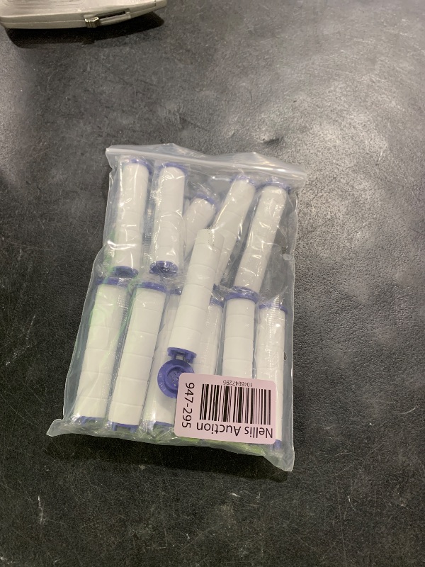 Photo 1 of 12 Pieces Hydro Jet Shower Head Filter, High Pressure Handheld Vortex Turbo Fan Shower Heads Filter