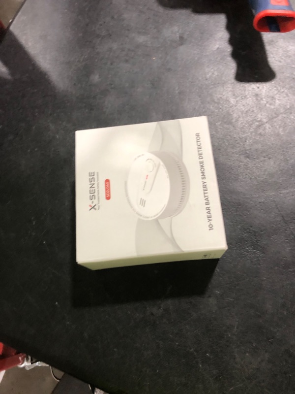 Photo 1 of X-Sense  Detector, 10-Year Battery Smoke Fire Alarm with Photoelectric Sensor, LED Indicator & Silence Button, 1-Pack