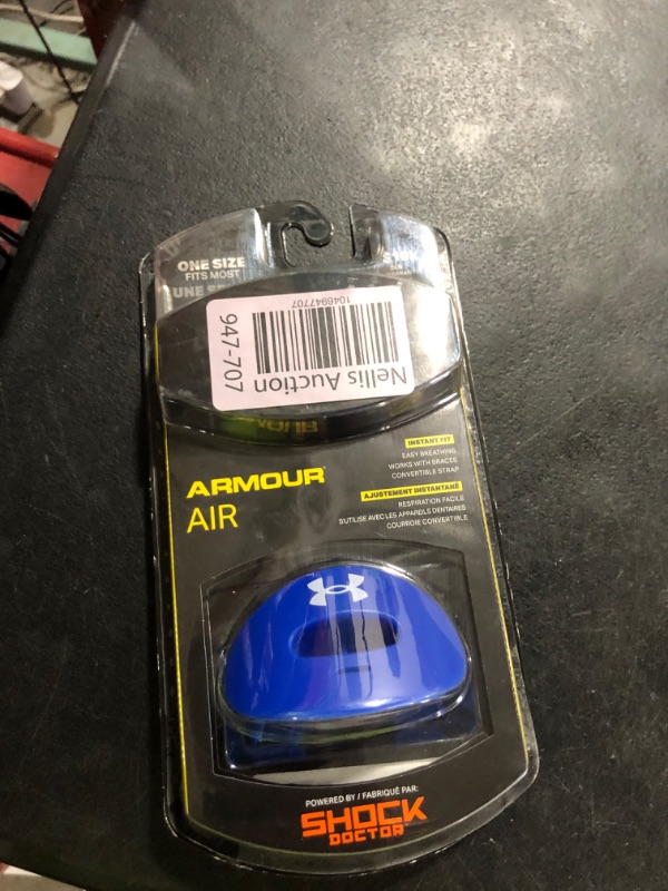 Photo 1 of Under Armour Lip Gaurd for Football, Football Mouth Guard With Strap, Football Mouthpiece, Full Mouth Protection, Football Mouth Guard for Braces, Lip Guard Mouth Piece, Adult and Youth Mouth Guards