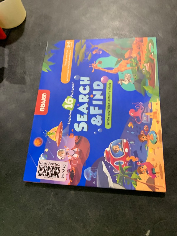 Photo 1 of Search and Find Activity Books for Kids Ages 3-5, Toddler Travel Games Toys for Car Airplane, Road Trip Activities for Kids Games 4-8, Preschool Learning Activities, Educational Seek Birthday Gifts