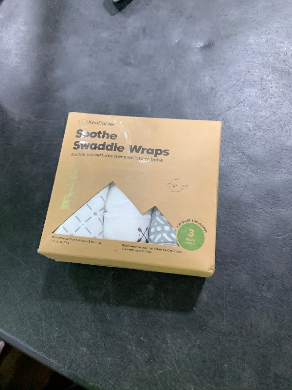 Photo 1 of KeaBabies 3-Pack Organic Baby Swaddle Sleep Sacks - Swaddles for Newborns, Infant 0-3 Months, Baby Girls, Boys, Soft & Snug Newborn Sleep Sack, Nursery Swaddling Blankets (Nordic, XS)