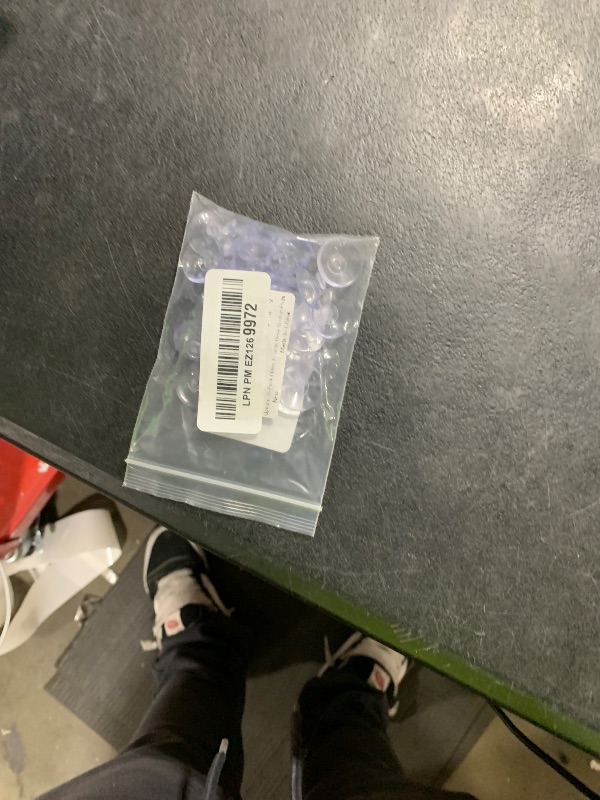 Photo 1 of Qjaiune 30 Pack Glass Table Suction Cups - 20mm Rubber Suckers Without Hooks, Anti-Collision, Clear Plastic Desk Suction Pads