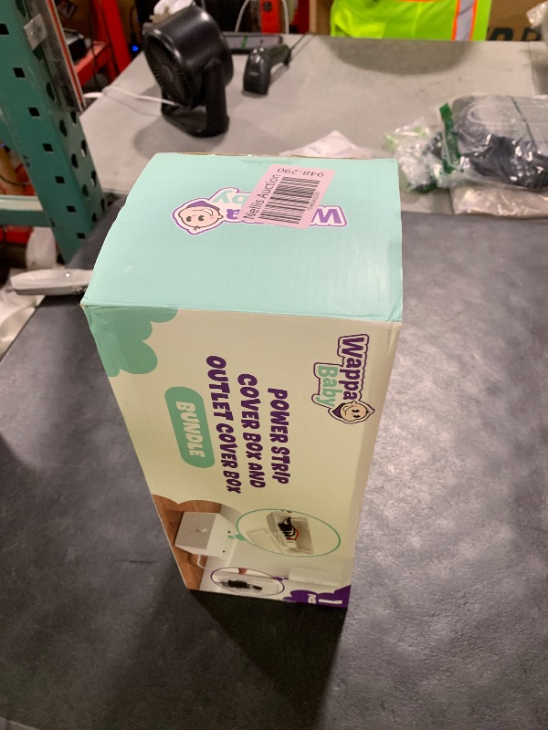 Photo 1 of Power Strip Cover and Outlet Cover Box - Effectively Baby Proofs Power Strip on Floor or Wall, Protects Small Hands & Fingers, Cover Box and Outlet Cover Box