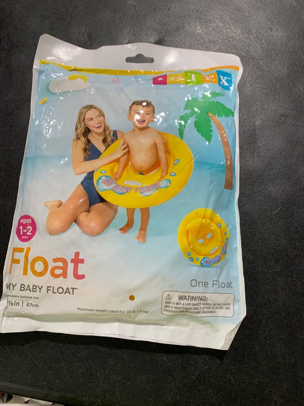 Photo 1 of Intex, 43234-2336 59574EP My Baby Float, Yellow