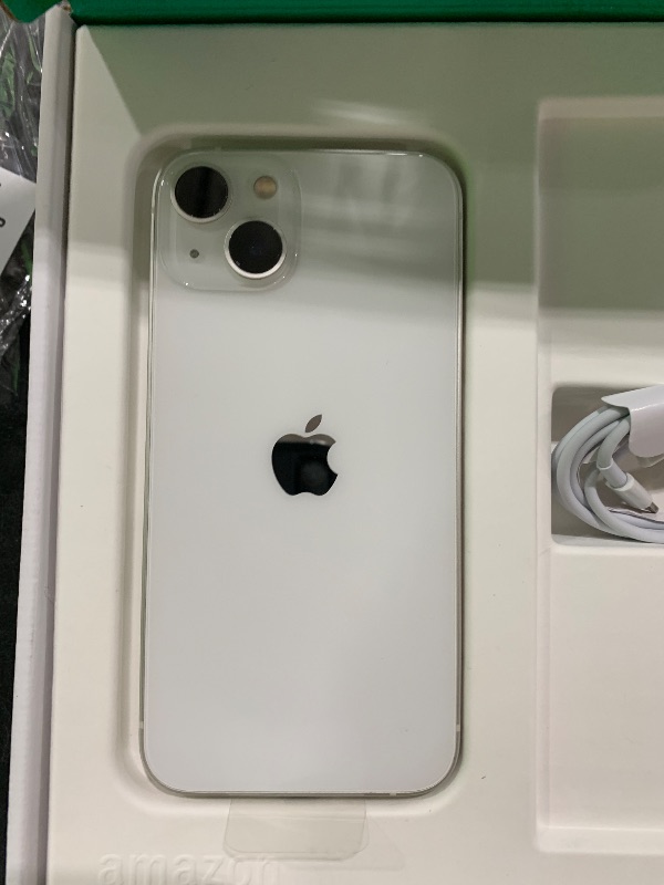 Photo 1 of Apple iPhone 13, 128GB, Starlight - Unlocked (Renewed Premium)