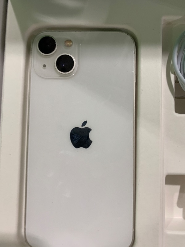 Photo 1 of Apple iPhone 13, 128GB, Starlight - Unlocked (Renewed Premium)