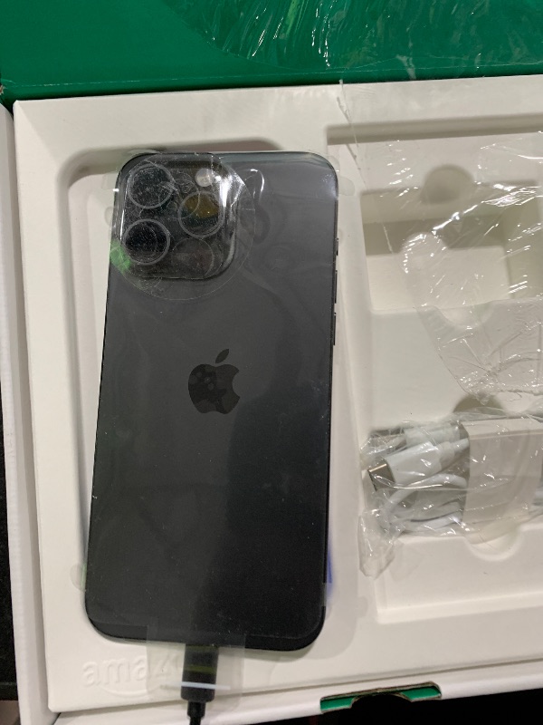 Photo 1 of Apple iPhone 15 Pro Max, 512GB, Black Titanium - Unlocked (Renewed Premium)