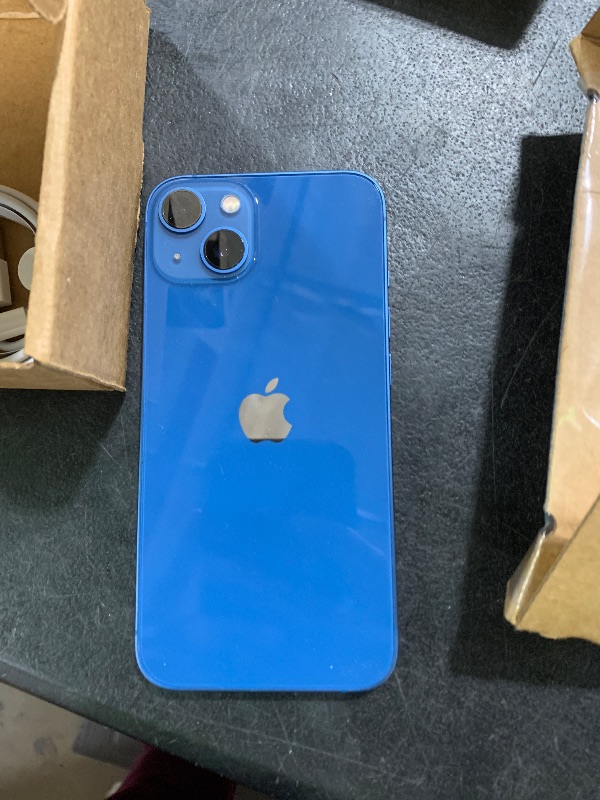Photo 1 of Apple iPhone 13, 256GB, Blue - Unlocked (Renewed)
