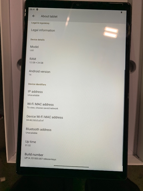 Photo 1 of POWMUS 2025 Latest Android 14 Tablets,10 Inch Tablet with 24GB RAM 128GB ROM Expand 1TB,8000mAh Battery, FHD LCD Screen,Support 5G WiFi/BT5.0/GPS, 2 in 1 Android Tablet with Keyboard Black