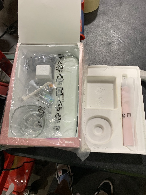 Photo 1 of Philips Sonicare DiamondClean Smart 9500 Electric Toothbrush, Sonic Toothbrush with App, Pressure Sensor, Brush Head Detection, 5 Brushing Modes and 3 Intensity Levels, Pink, Model HX9923/21