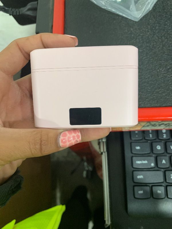 Photo 1 of Pink  3 in 1 Microphone for iPhone/Android/Camera, Wireless Lavalier Microphone Life, Mini Microphone for Record Interview, Vlogs, YouTube, Tiktok USB-C