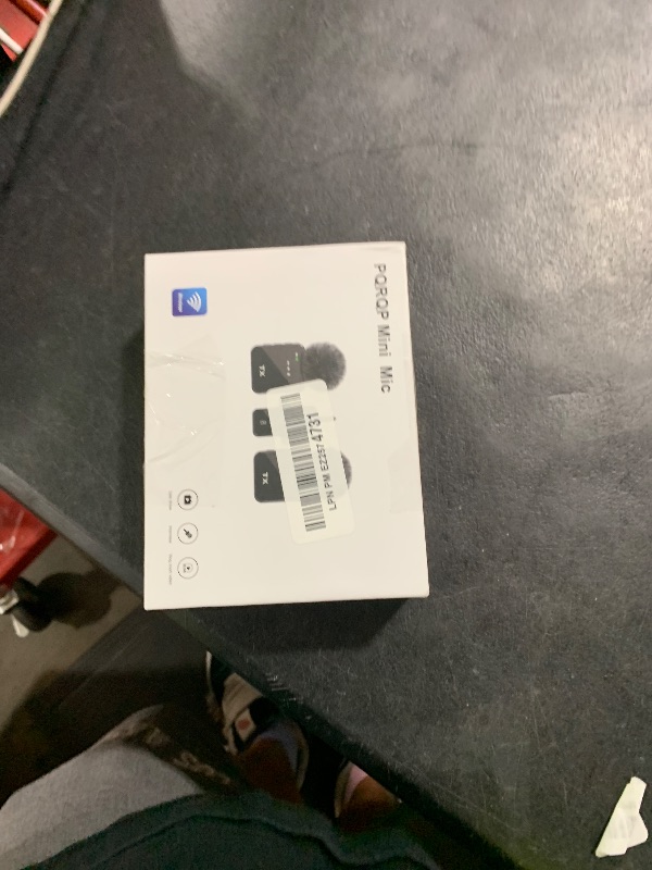 Photo 1 of PQRQP 3 in 1 Microphone for iPhone/Android/Camera, Wireless Lavalier Microphone, 328ft Transmission, 18H Battery Life, Mini Microphone for Record Interview, Vlogs, YouTube, Tiktok