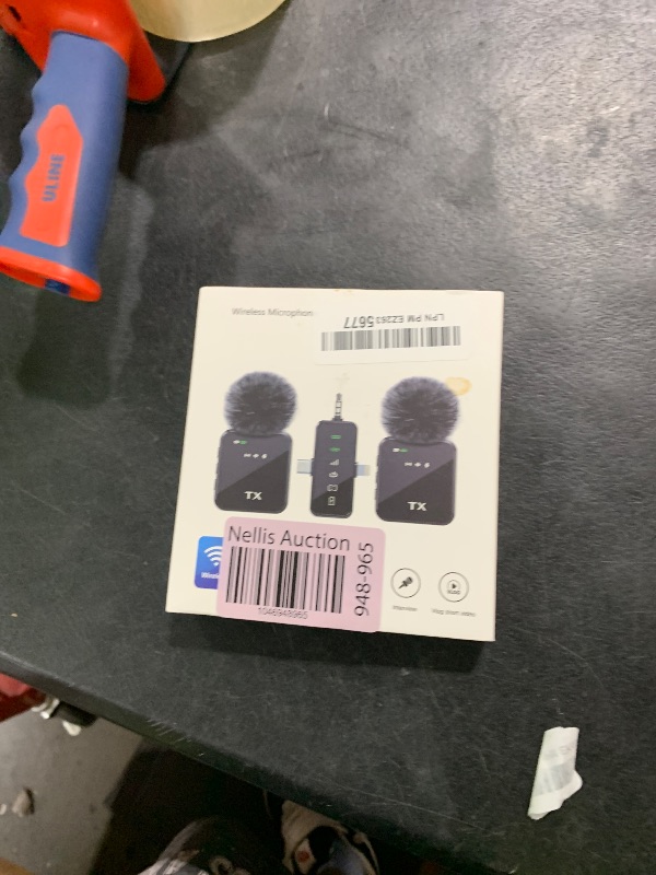 Photo 1 of PQRQP 3 in 1 Microphone for iPhone/Android/Camera, Wireless Lavalier Microphone, 328ft Transmission, 18H Battery Life, Mini Microphone for Record Interview, Vlogs, YouTube, TiktokLPNPMEZ2635677
