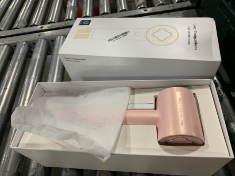 Photo 1 of Hair Dryer - 150000 RPM High-Speed Brushless Motor Negative Ionic Blow Dryer for Fast Drying, Low Noise Thermo-Control Hair Dryer with Diffuser and Nozzle, Pink