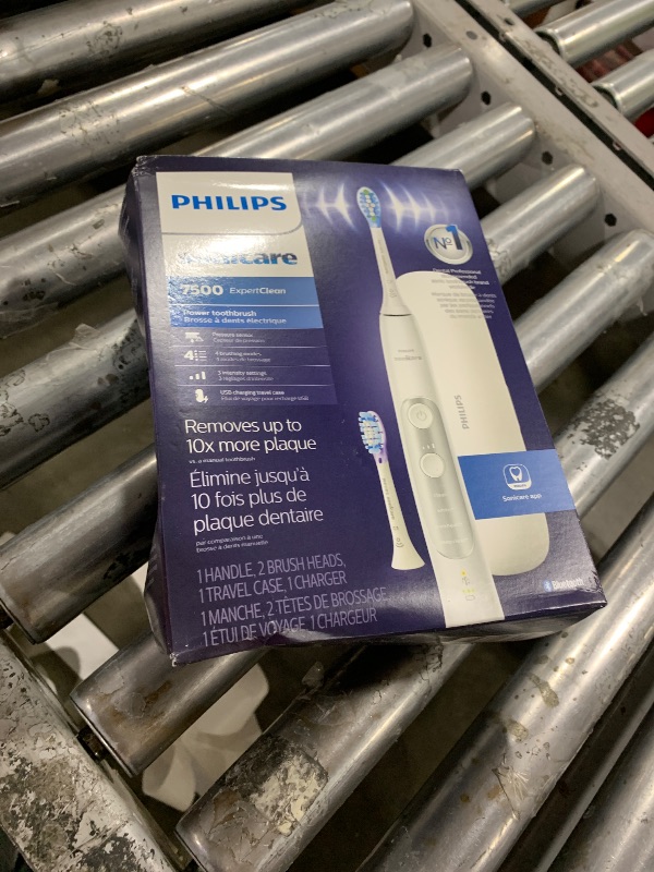 Photo 1 of Philips Sonicare ExpertClean 7500 White, Rechargeable Electric Power Toothbrush, HX9690/06