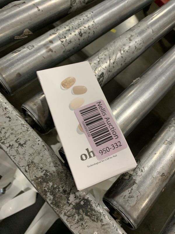 Photo 1 of ohora Semi Cured Gel Nail Strips (N Gold Coast) - Brown, Glitter, Works with Any UV/LED Lamps, Salon-Quality, Long Lasting, Easy to Apply & Remove - Includes 2 Prep Pads, Nail File & Wooden Stick