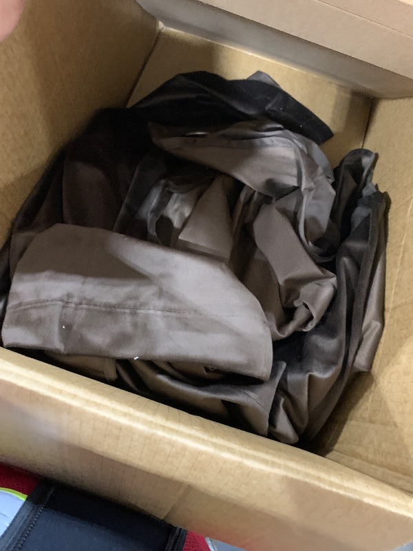 Photo 1 of StangH 62 inches Wide Brown Velvet Curtains Blackout - Grommet Room Darkening Nursery Curtains 2 Panels, Heavy Luxury Drapes Thermal Insulated for Sliding Glass Door/Hallway, W62 x L96