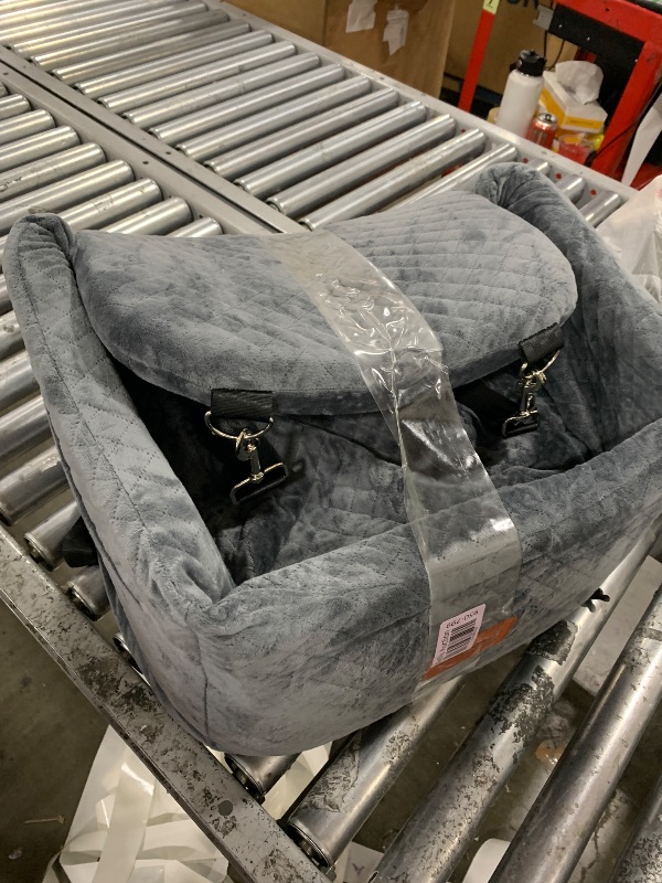 Photo 1 of Youvee Dog Booster Seat,6 Inch Elevated Pet Seat for Small Dogs Up to 30 lbs,Front & Back Seat Booster for Dogs,Safety & Comfort,Detachable & Washable(Grey)