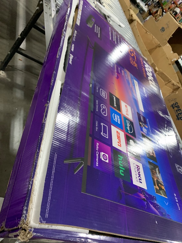 Photo 1 of Roku Smart TV 2025 – 55-Inch Select Series, 4K HDR TV – Roku TV with Enhanced Voice Remote – Flat Screen LED Television with Wi-Fi for Streaming Live Local News, Sports, Family Entertainment